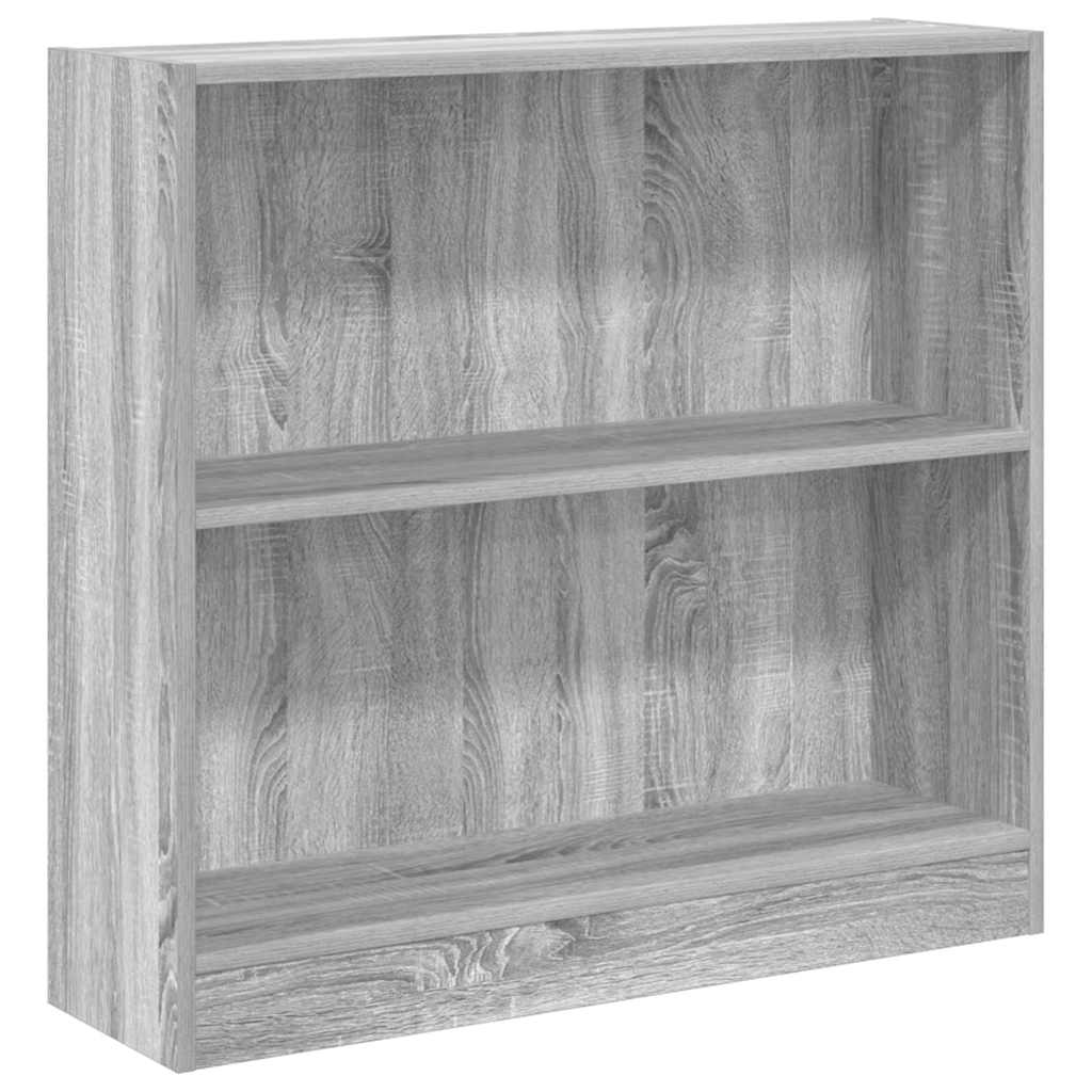Bookshelf Gray Sonoma 80x24x76cm Wood Material