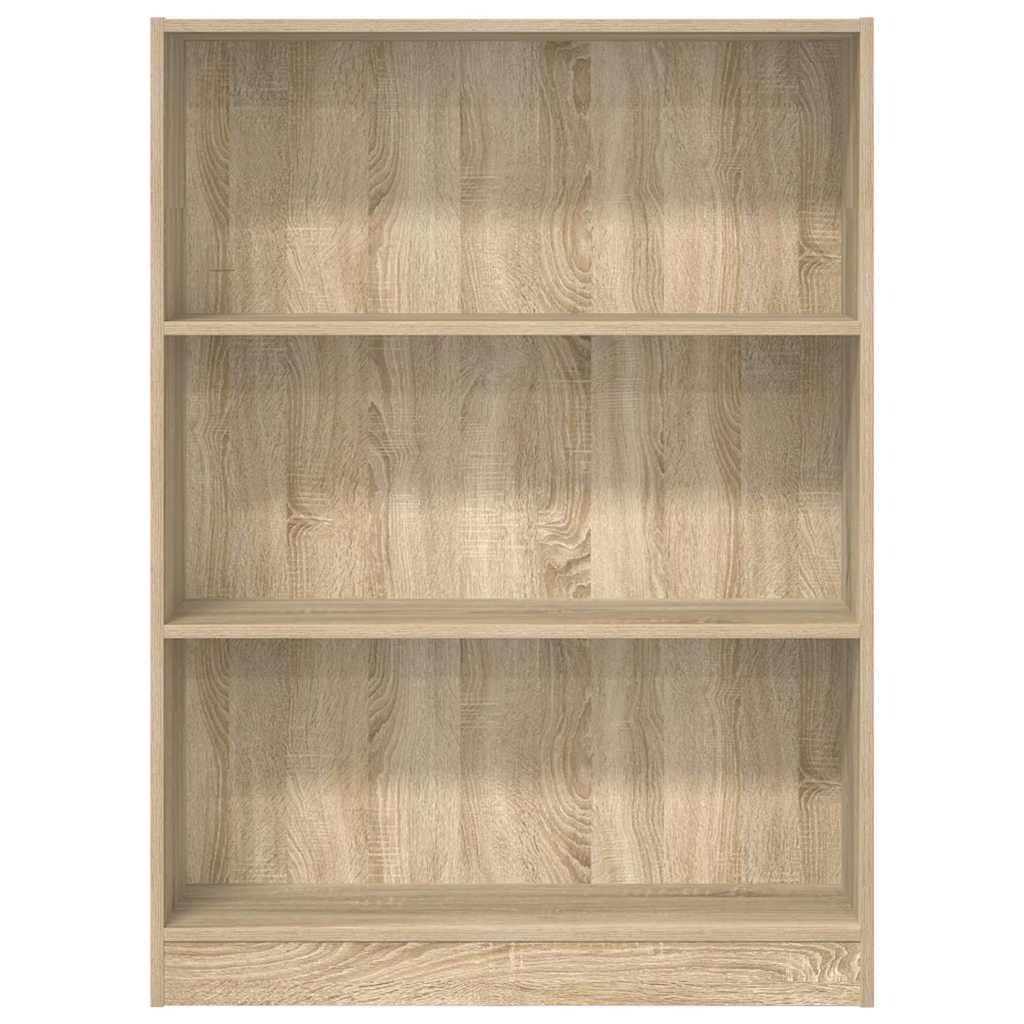 Bibliothèque chêne Sonoma 80x24x109 cm matériau bois