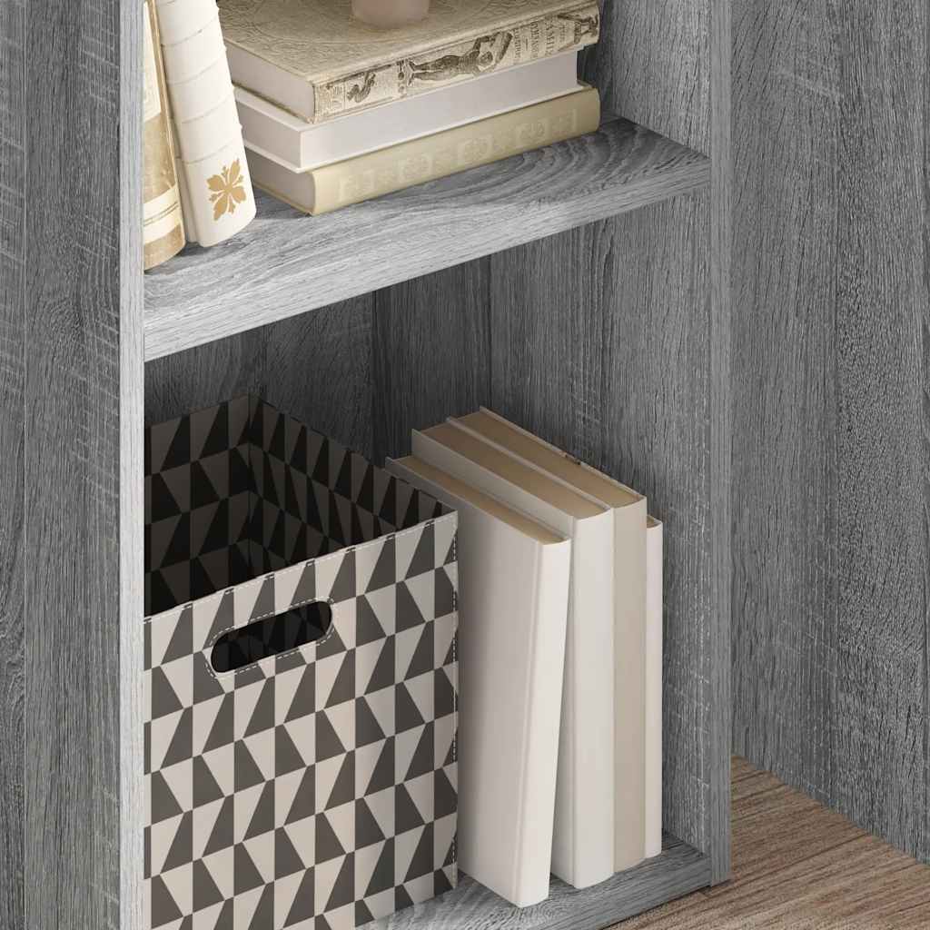 Bookshelf Gray Sonoma 40x30x77 cm Wood Material