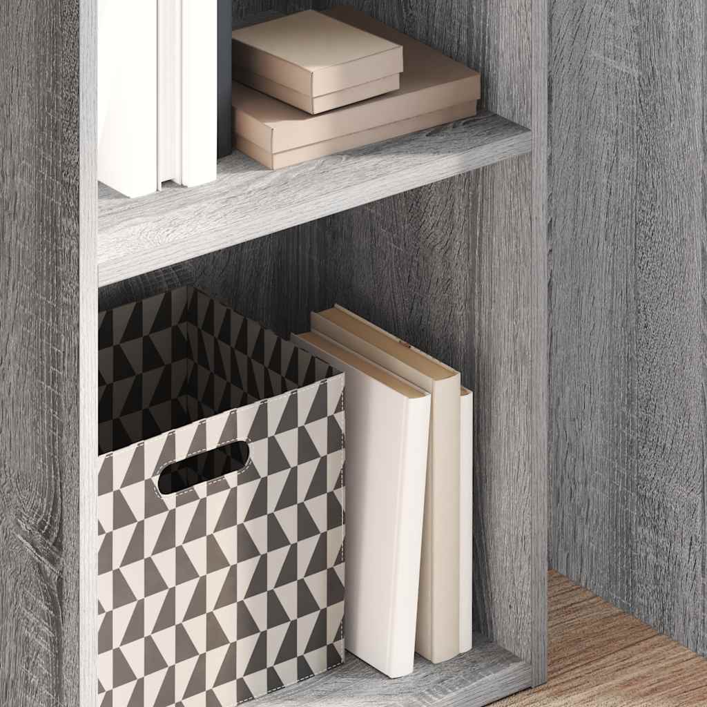 Bookshelf Gray Sonoma 40x30x152 cm Wood Material