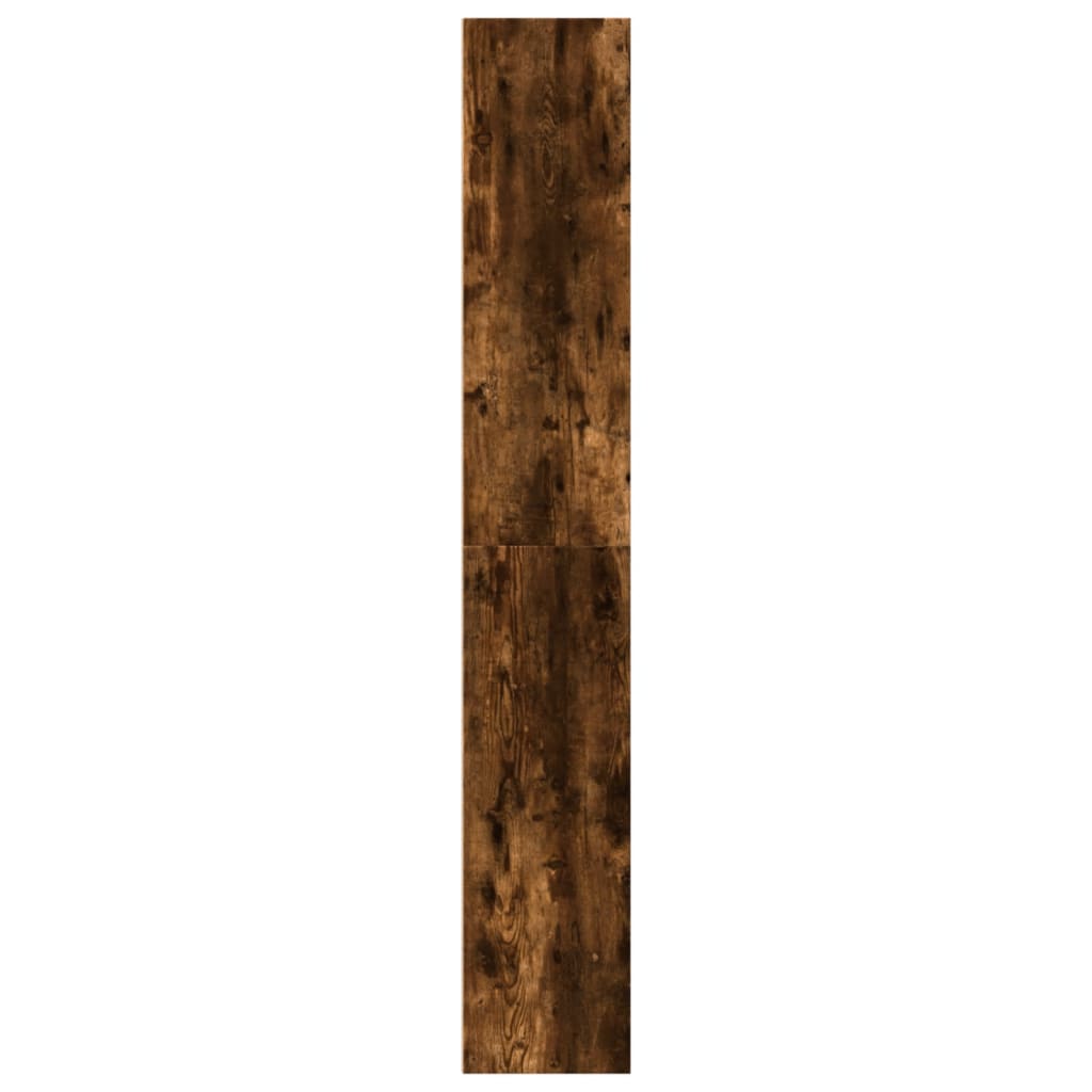 Bookshelf Smoked Oak 40x30x189 cm Wood Material