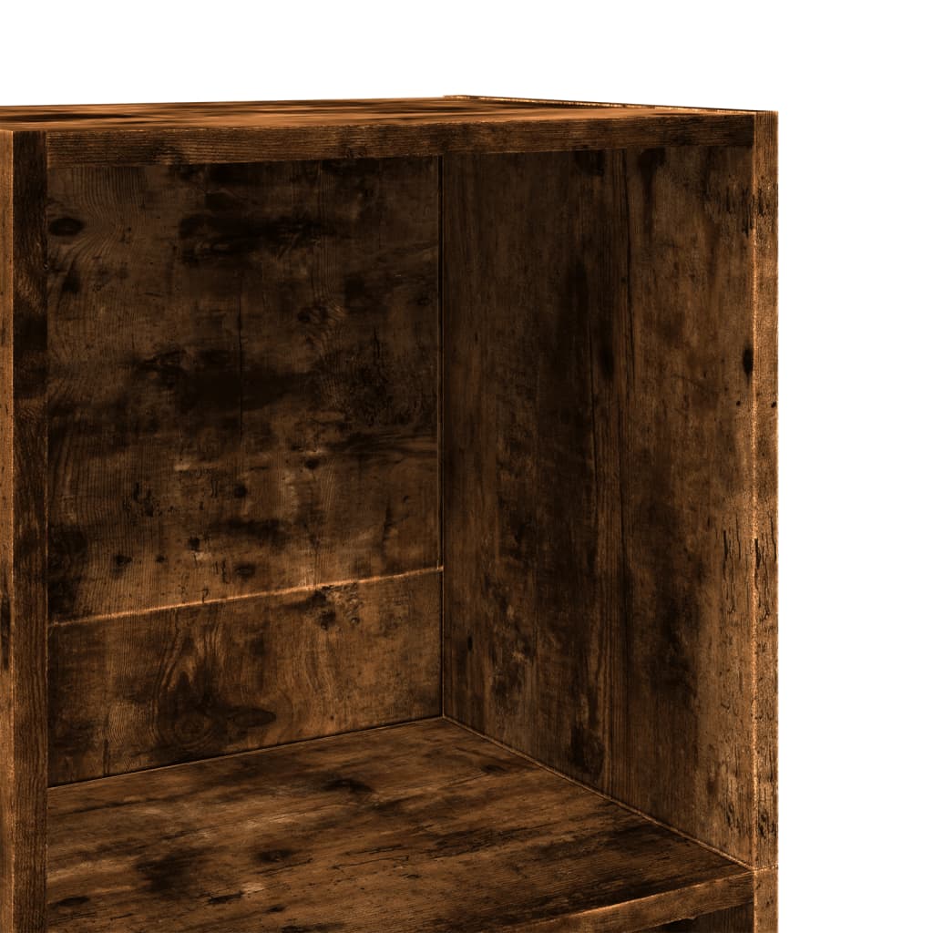 Bookshelf Smoked Oak 40x30x189 cm Wood Material