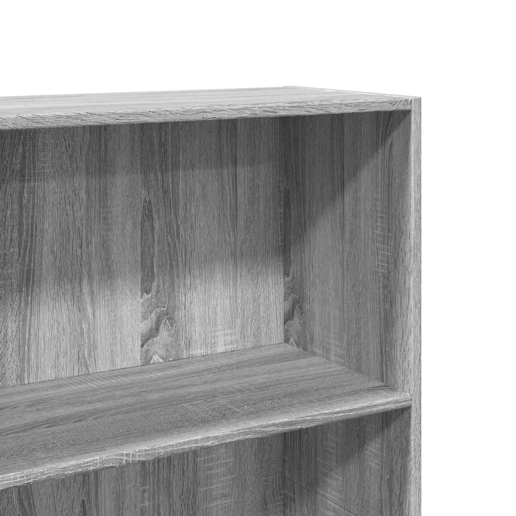 Bookshelf Gray Sonoma 60x30x152 cm Wood Material