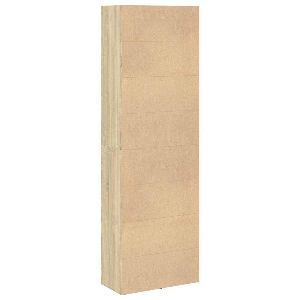 Bibliothèque chêne Sonoma 60x30x189 cm matériau bois