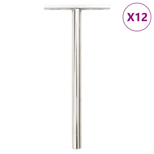 Supports d'étagères flottants invisibles, 12 pièces, Ø 10 x 150 mm