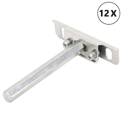 Regalträger Schwebend 12 Stk. Unsichtbar Ø12x100 mm
