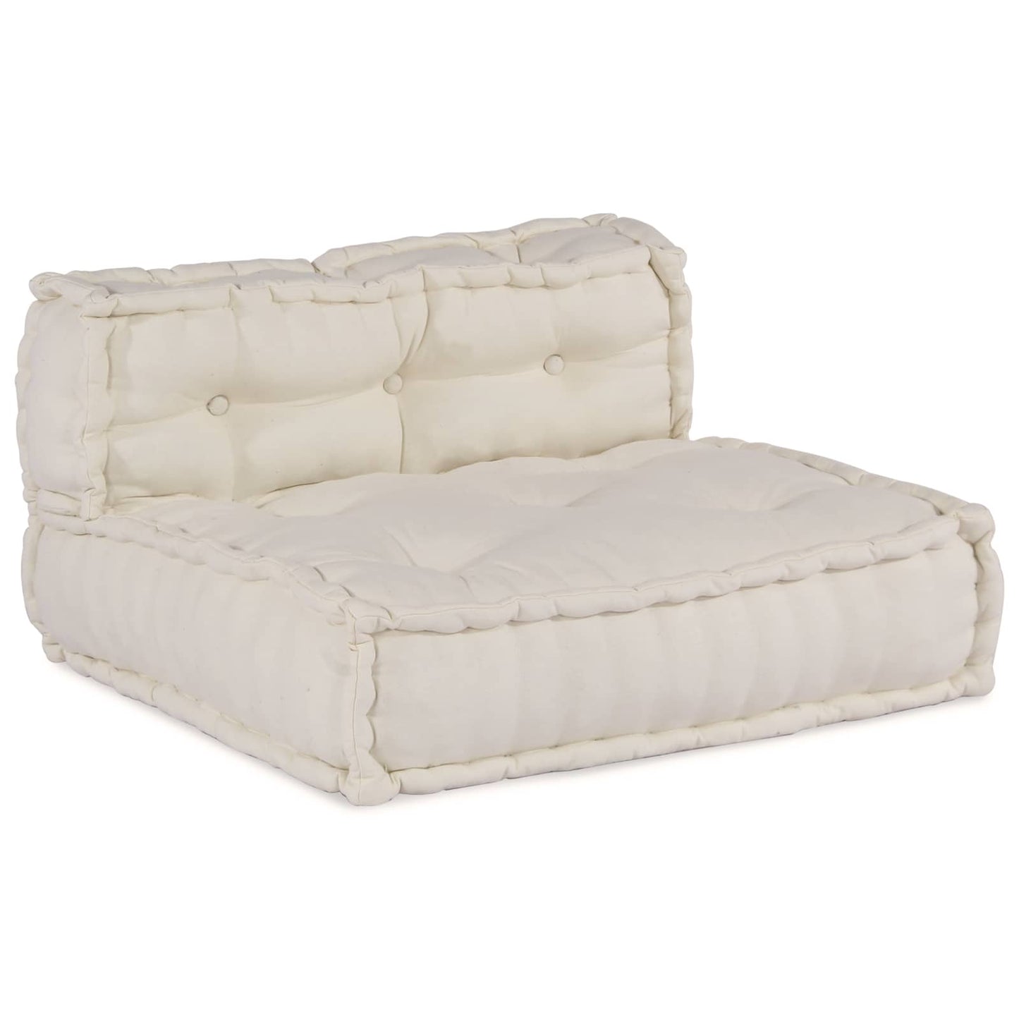 Modulare Sofagarnitur 3 pcs Creme Stoff