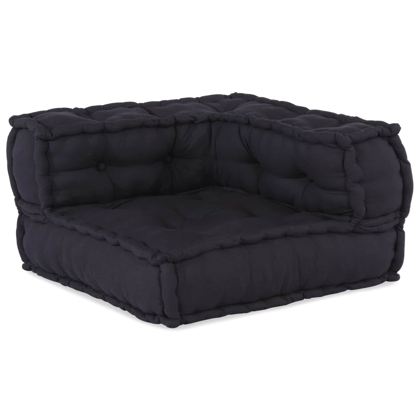 Modulare Sofagarnitur Stoff Anthrazit 210 x 70 x 56 cm