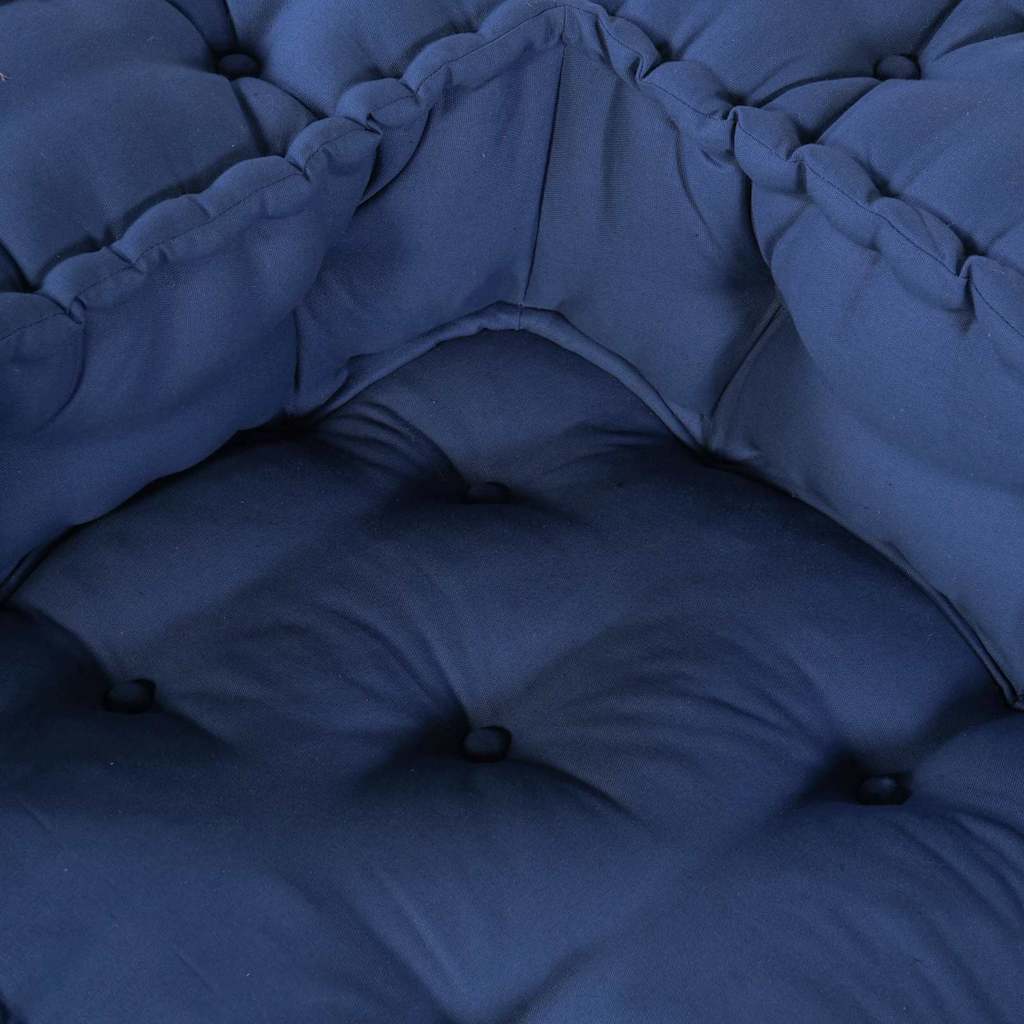 Modulare Sofagarnitur 2 stk. Stoff Indigo 140 x 70 x 56 cm