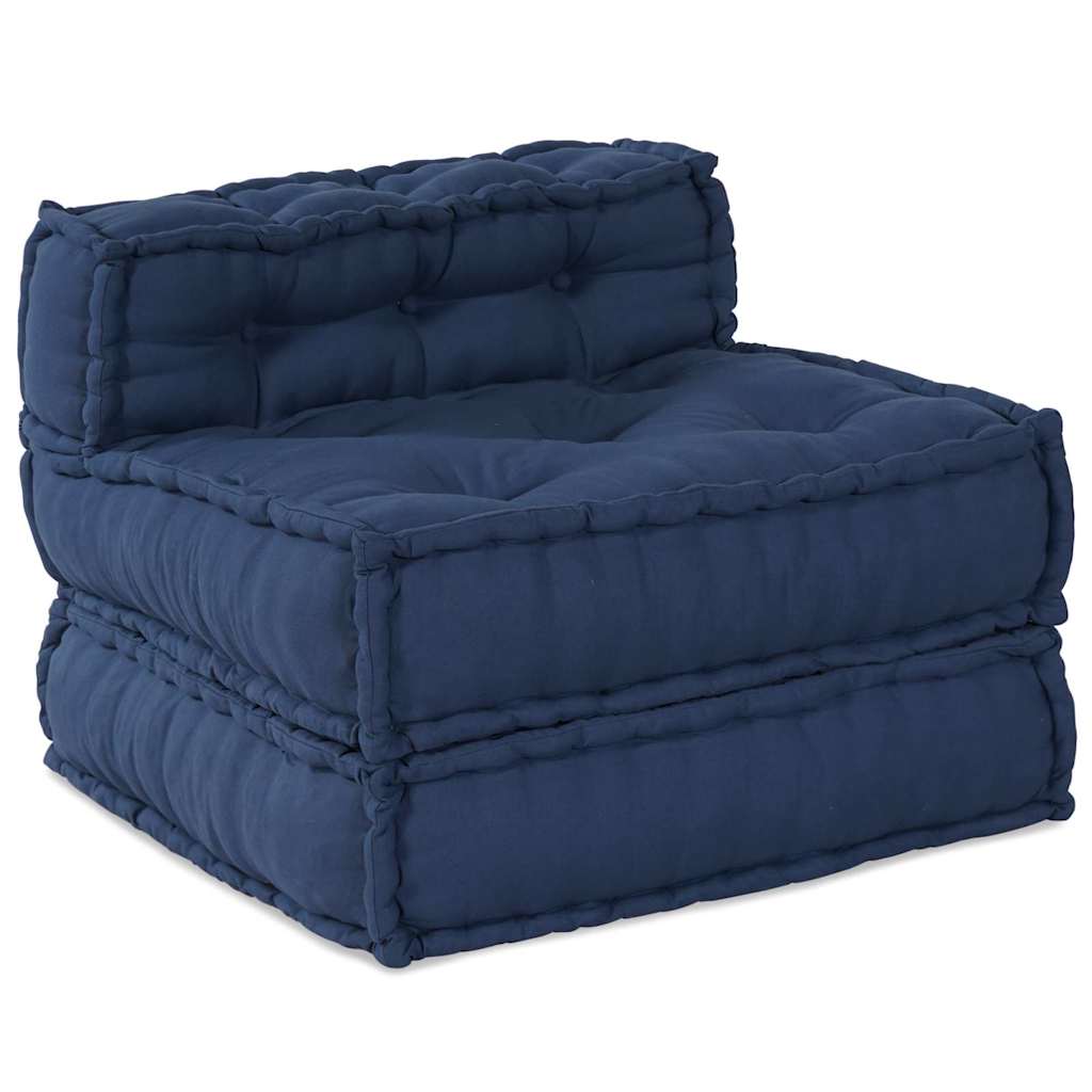 Modulare Sofagarnitur Stoff Indigo 210 x 70 x 56 cm