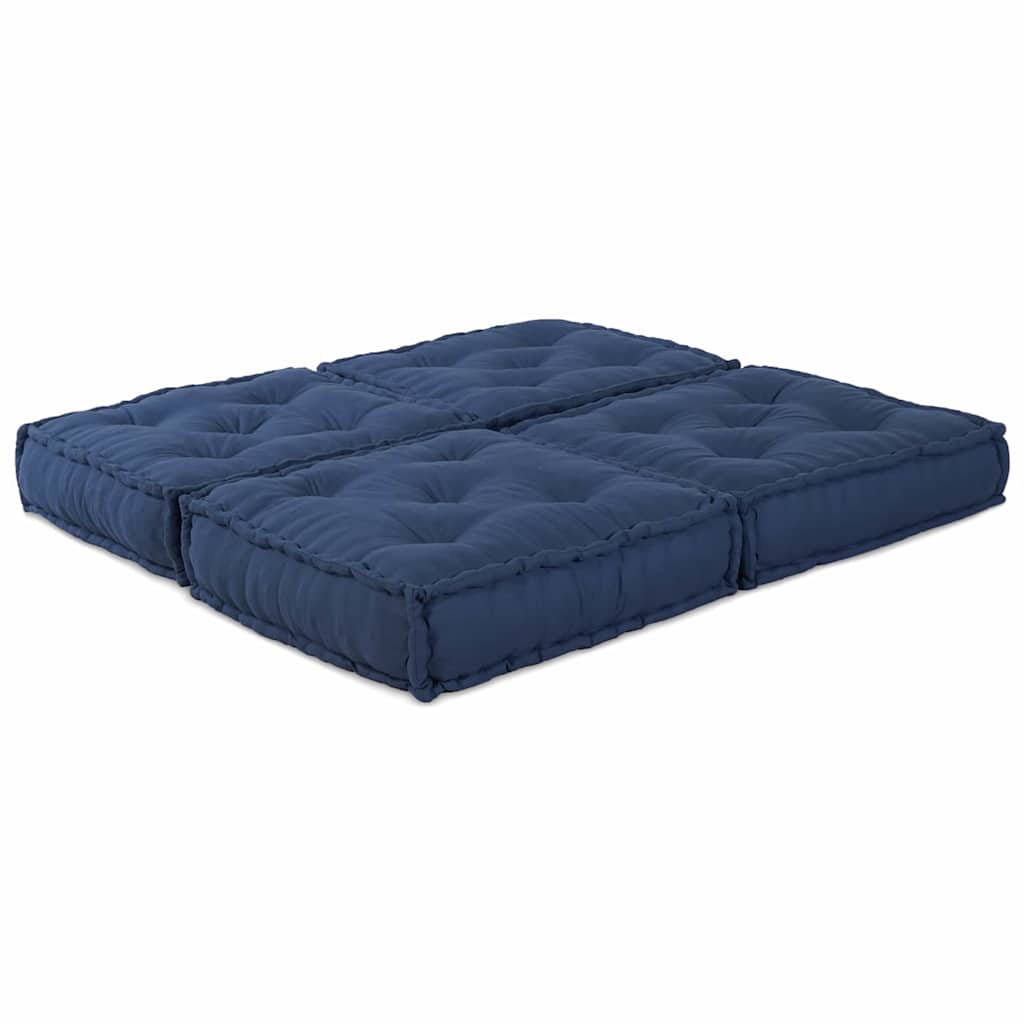 Modulare Sofagarnitur 2 stk. Stoff Indigo 140 x 70 x 36 cm