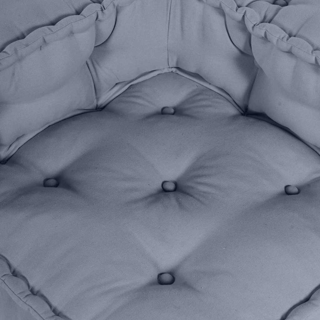 Modulare Sofagarnitur 2 stk. Stoff Grau 140 x 70 x 56 cm