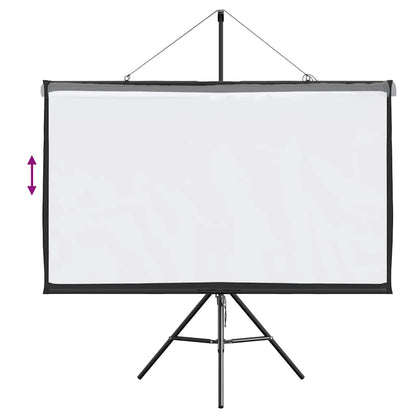 Projektionsleinwand mit Stativ 72 Zoll 16:9
