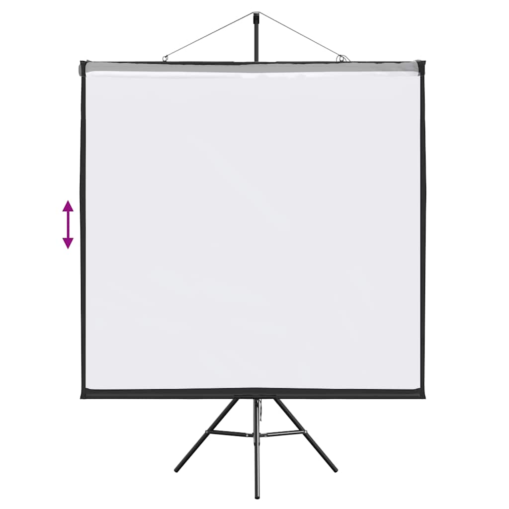 Projektionsleinwand mit Stativ 72 Zoll 1:1