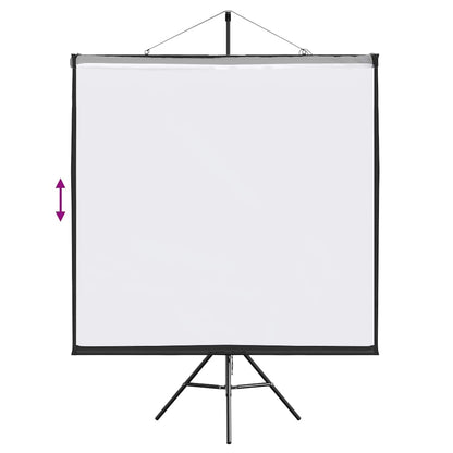 Projektionsleinwand mit Stativ 72 Zoll 1:1