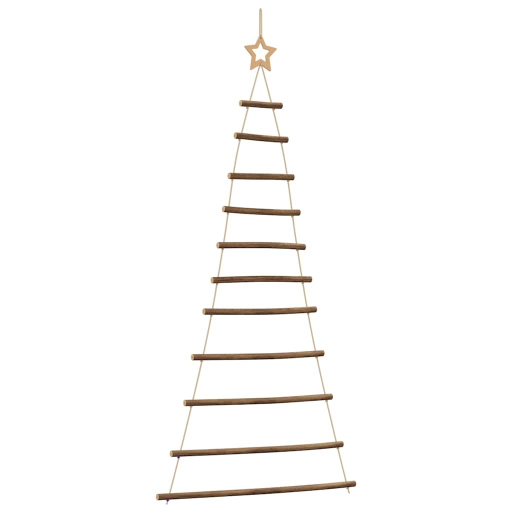 Hängender Weihnachtsbaum mit Sternspitze 74x150 cm Naturzweig