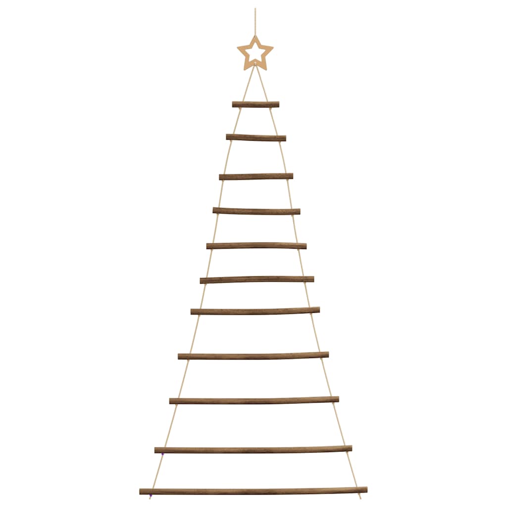 Hängender Weihnachtsbaum mit Sternspitze 74x150 cm Naturzweig