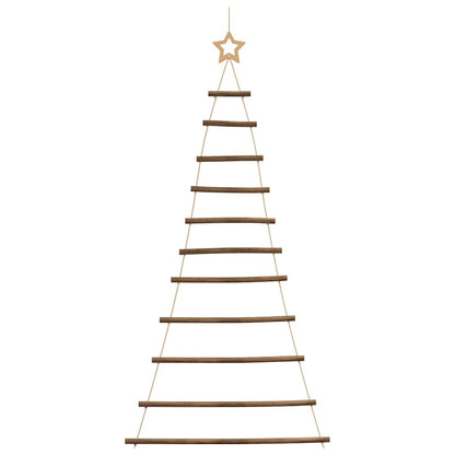 Hängender Weihnachtsbaum mit Sternspitze 74x150 cm Naturzweig