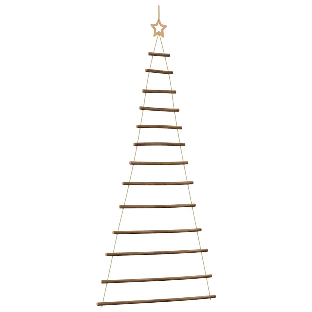 Hängender Weihnachtsbaum mit Sternspitze 86x180 cm Naturzweig