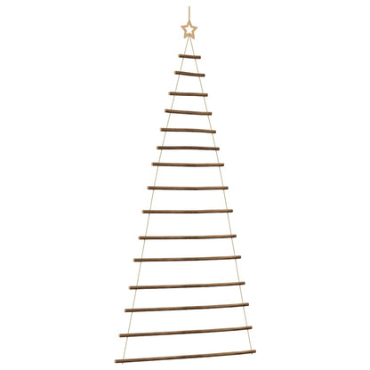 Hängender Weihnachtsbaum mit Sternspitze 100x210 cm Naturzweig