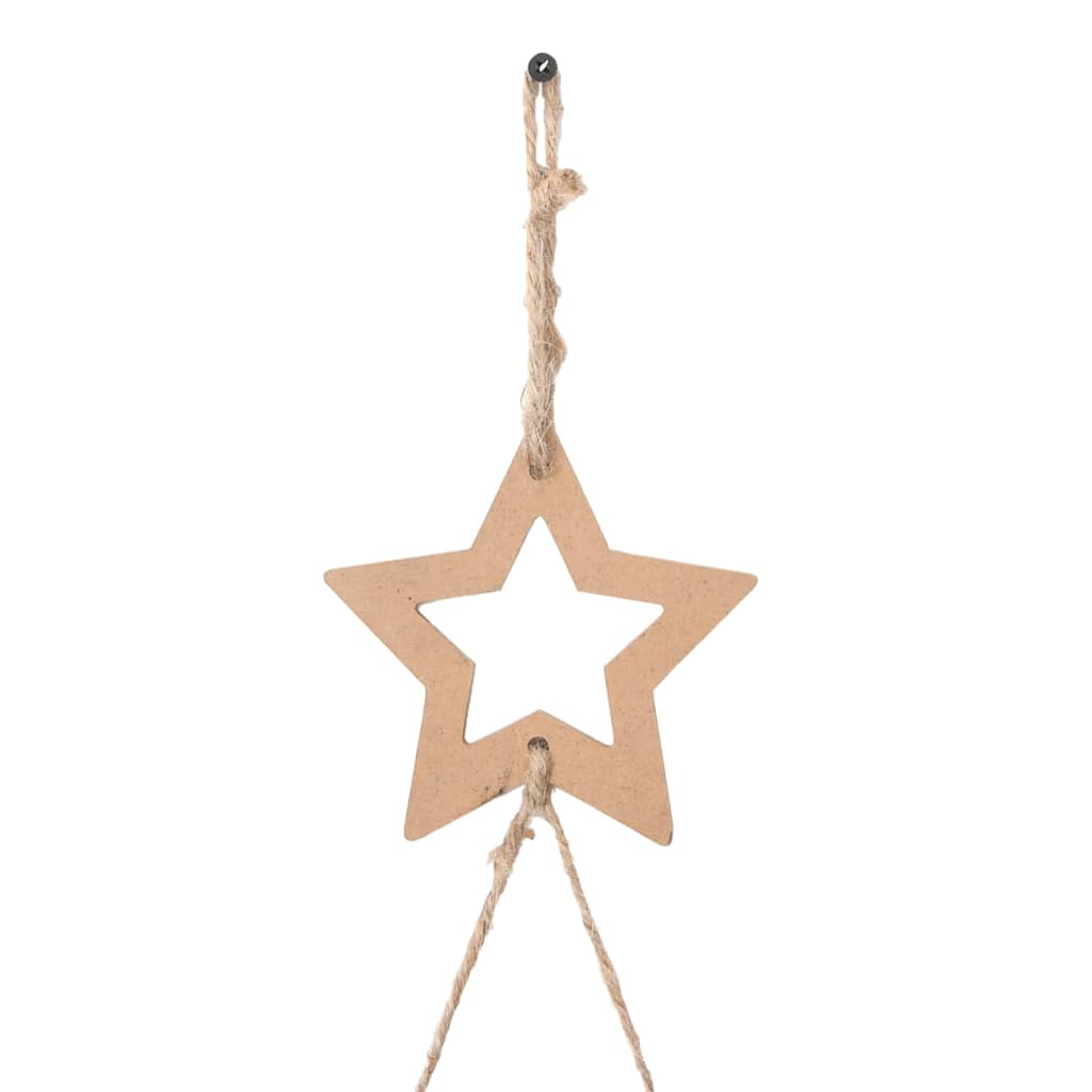 Hängender Weihnachtsbaum mit Sternspitze 100x210 cm Naturzweig