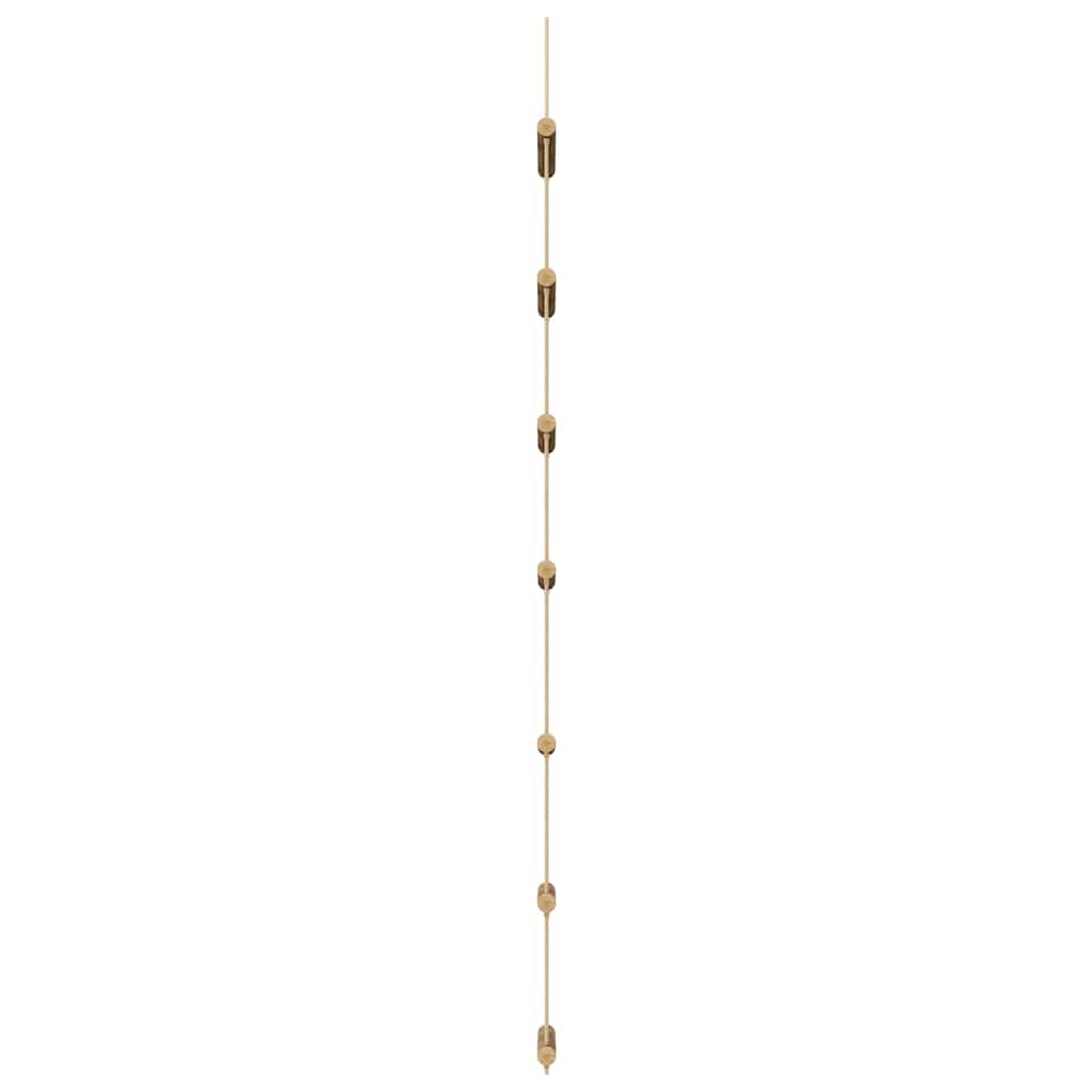 Wanddekorationen in Leiterform 2Stk. 30x100cm Natürlicher Zweig
