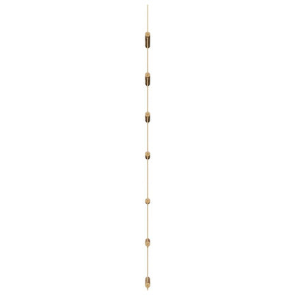 Wanddekorationen in Leiterform 2Stk. 30x100cm Natürlicher Zweig