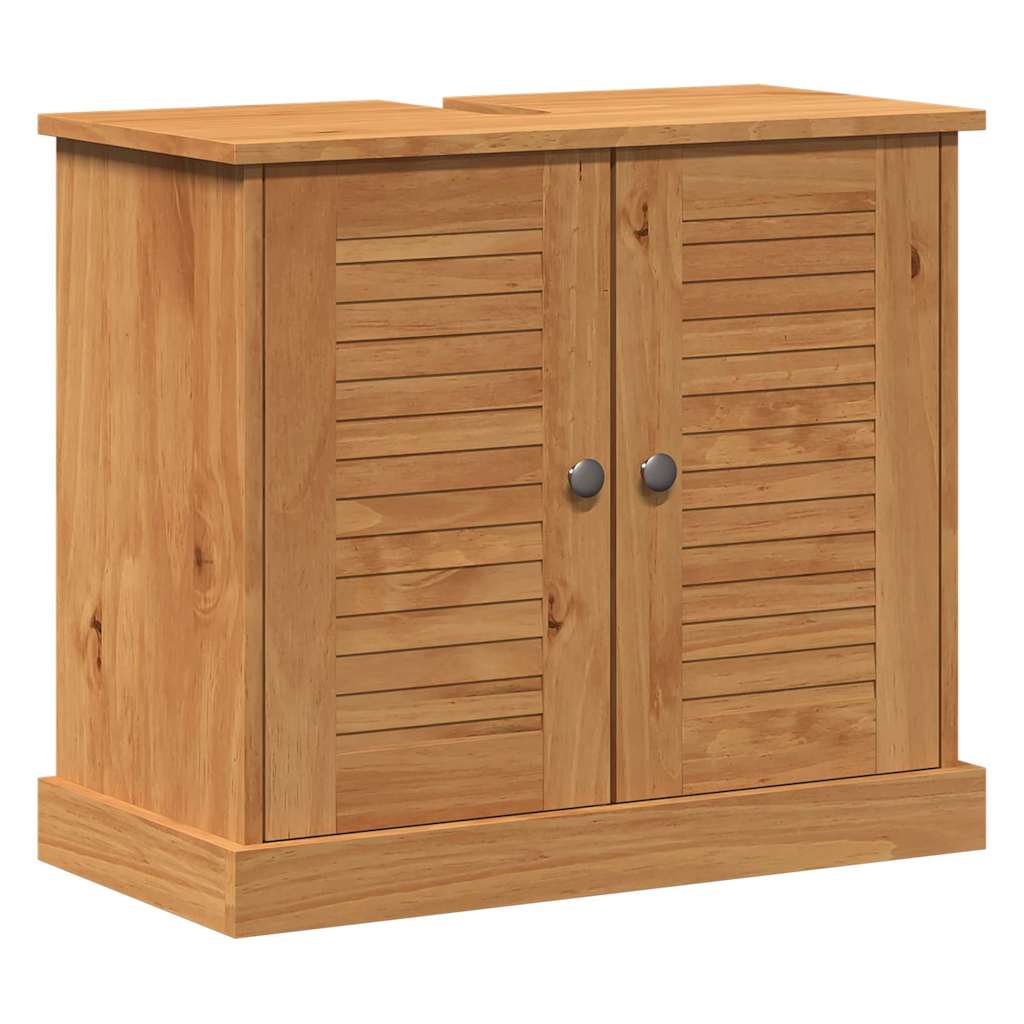 Waschbeckenunterschrank VIGO Braun und Honigbraun