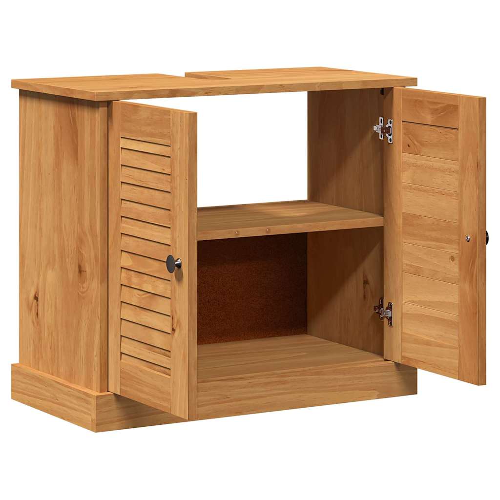 Waschbeckenunterschrank VIGO Braun und Honigbraun
