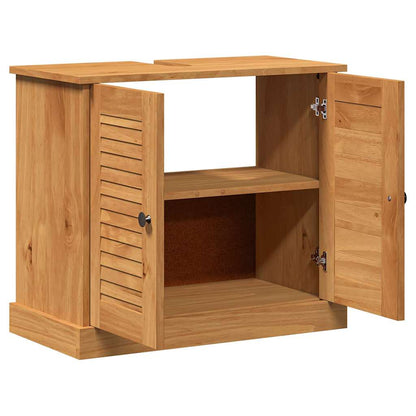 Waschbeckenunterschrank VIGO Braun und Honigbraun