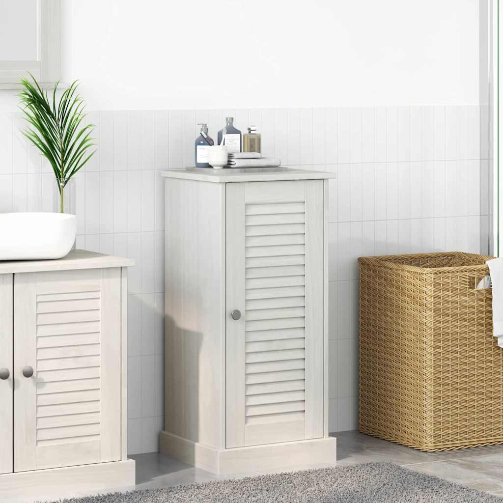 Badezimmerschrank VIGO Weiß und Antikweiß 37,5 x 34 x 80 cm