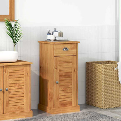 Badezimmerschrank VIGO Braun und Honigbraun 37,5 x 34 x 80 cm