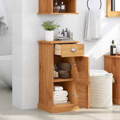 Badezimmerschrank VIGO Braun und Honigbraun 37,5 x 34 x 80 cm
