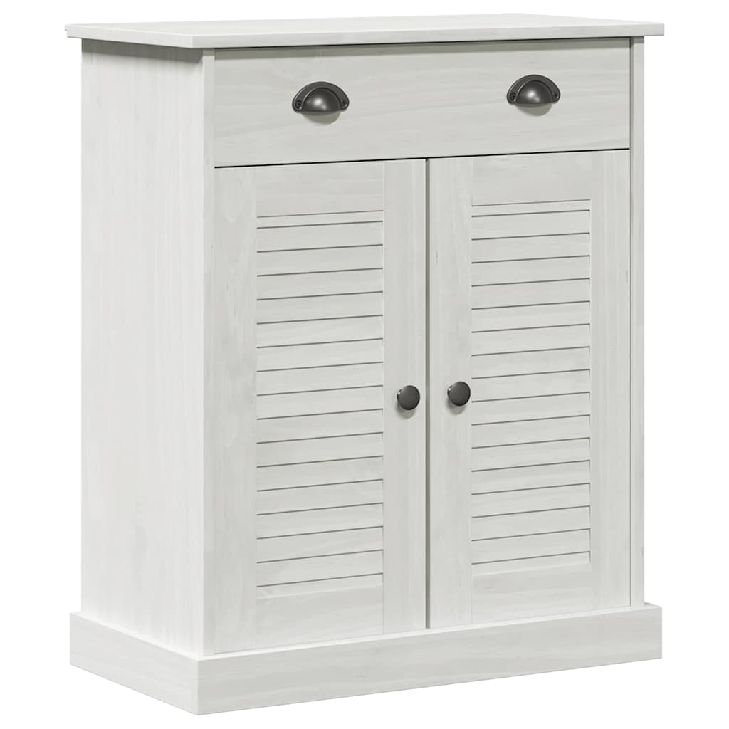 Badezimmerschrank VIGO Weiß und Antikweiß 68 x 34 x 80 cm
