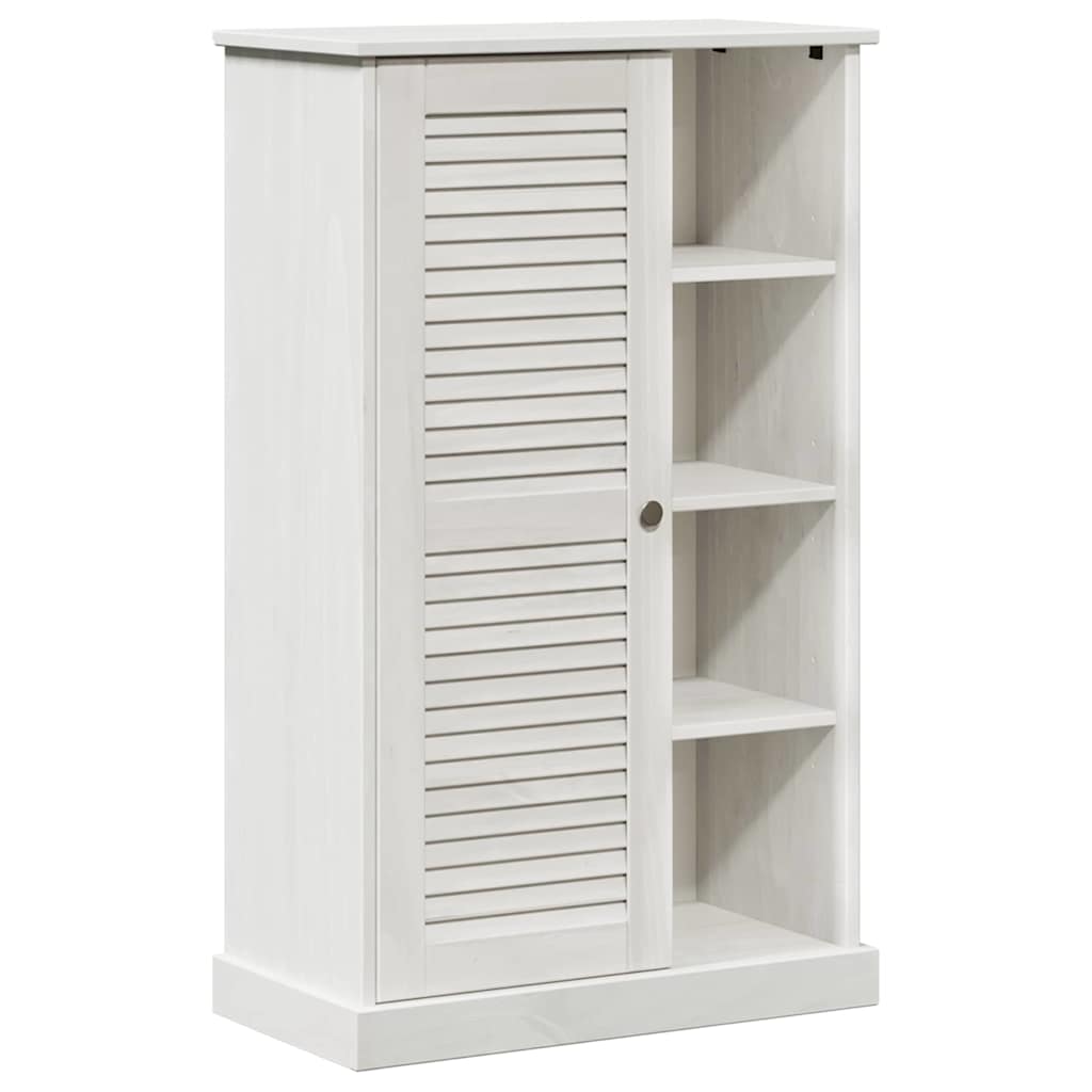Badezimmerschrank VIGO Weiß und Antikweiß 68 x 34 x 110 cm