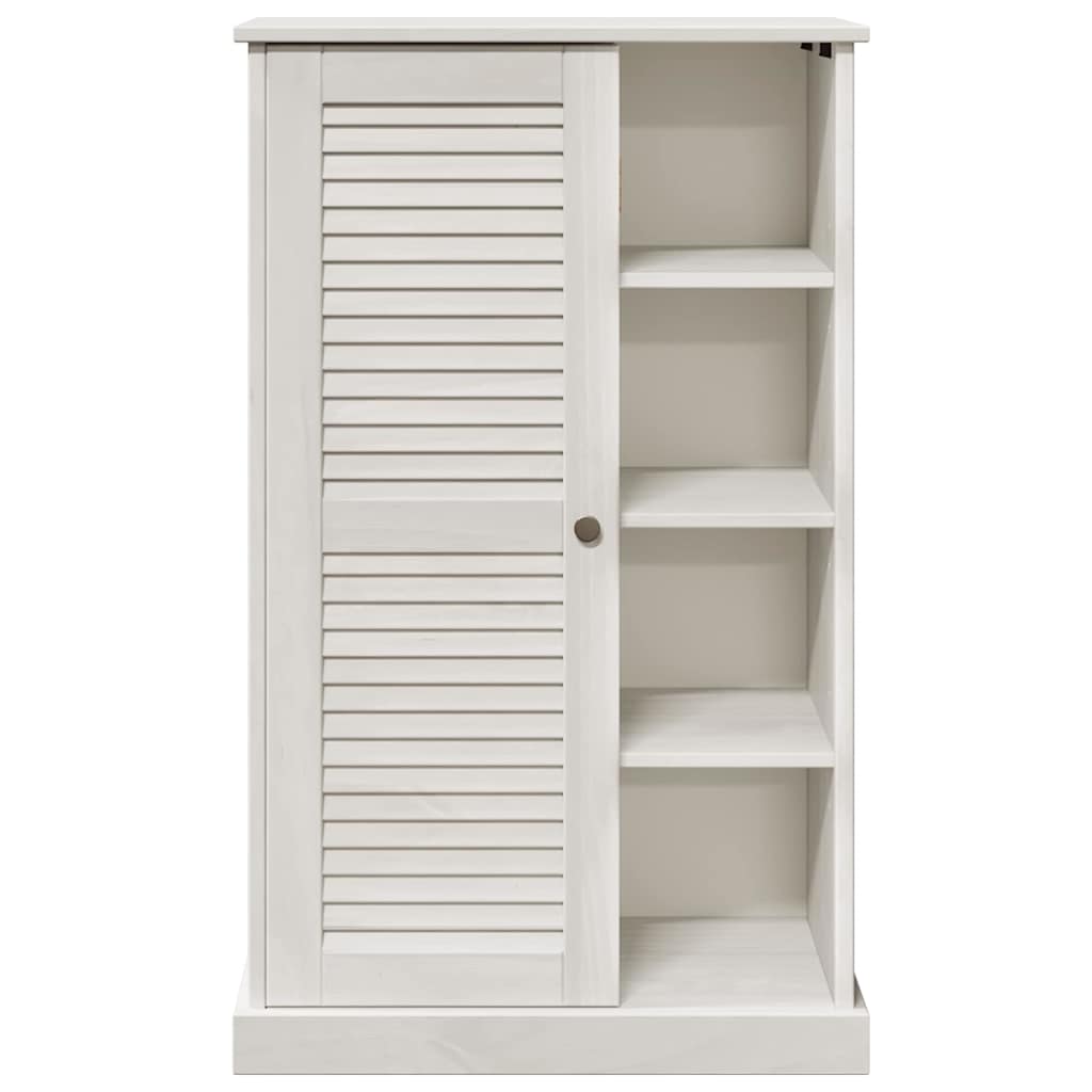 Badezimmerschrank VIGO Weiß und Antikweiß 68 x 34 x 110 cm