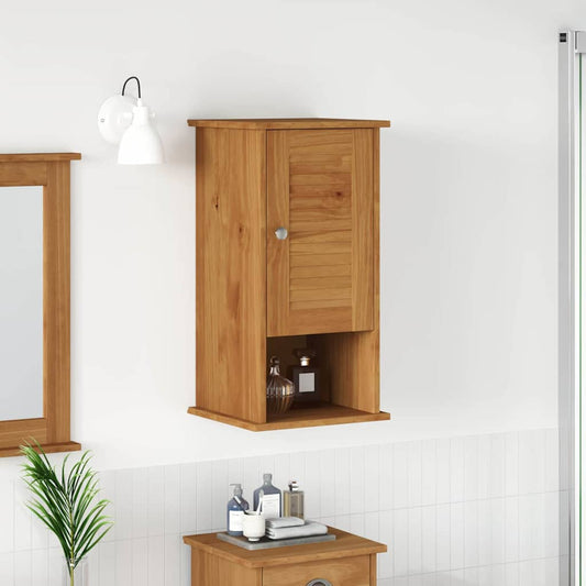 Wandmontierter Badezimmerschrank mit Speicher VIGO Honigbraun
