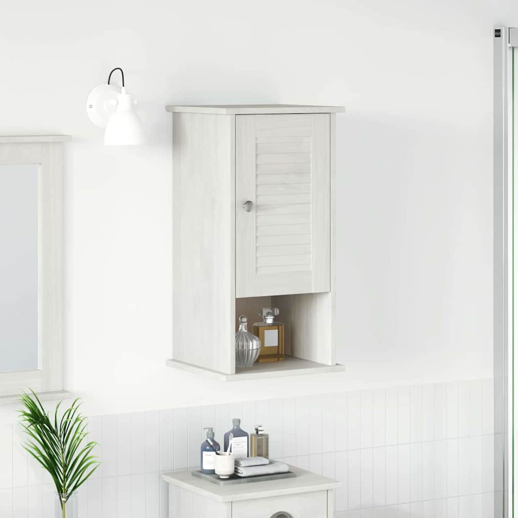 Badezimmerschrank VIGO Weiß und Antikweiß 37 x 34 x 71,5 cm