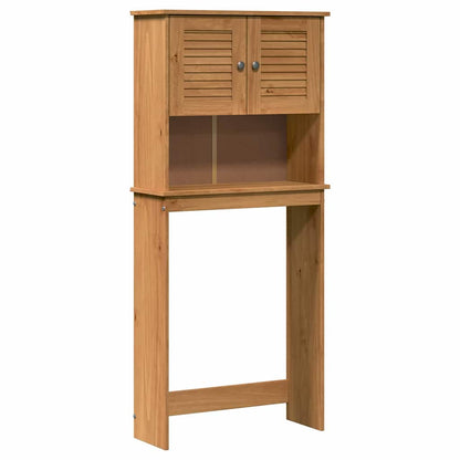 Waschmaschinen-Schrank mit Regal VIGO Braun und Honigbraun