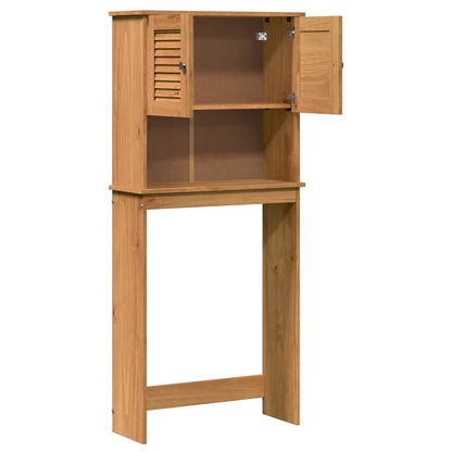Waschmaschinen-Schrank mit Regal VIGO Braun und Honigbraun