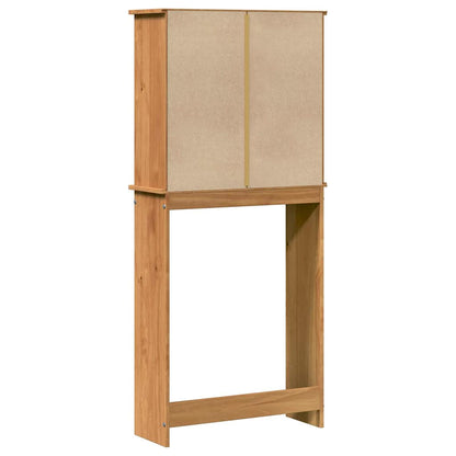 Waschmaschinen-Schrank mit Regal VIGO Braun und Honigbraun