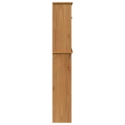Waschmaschinen-Schrank mit Regal VIGO Braun und Honigbraun