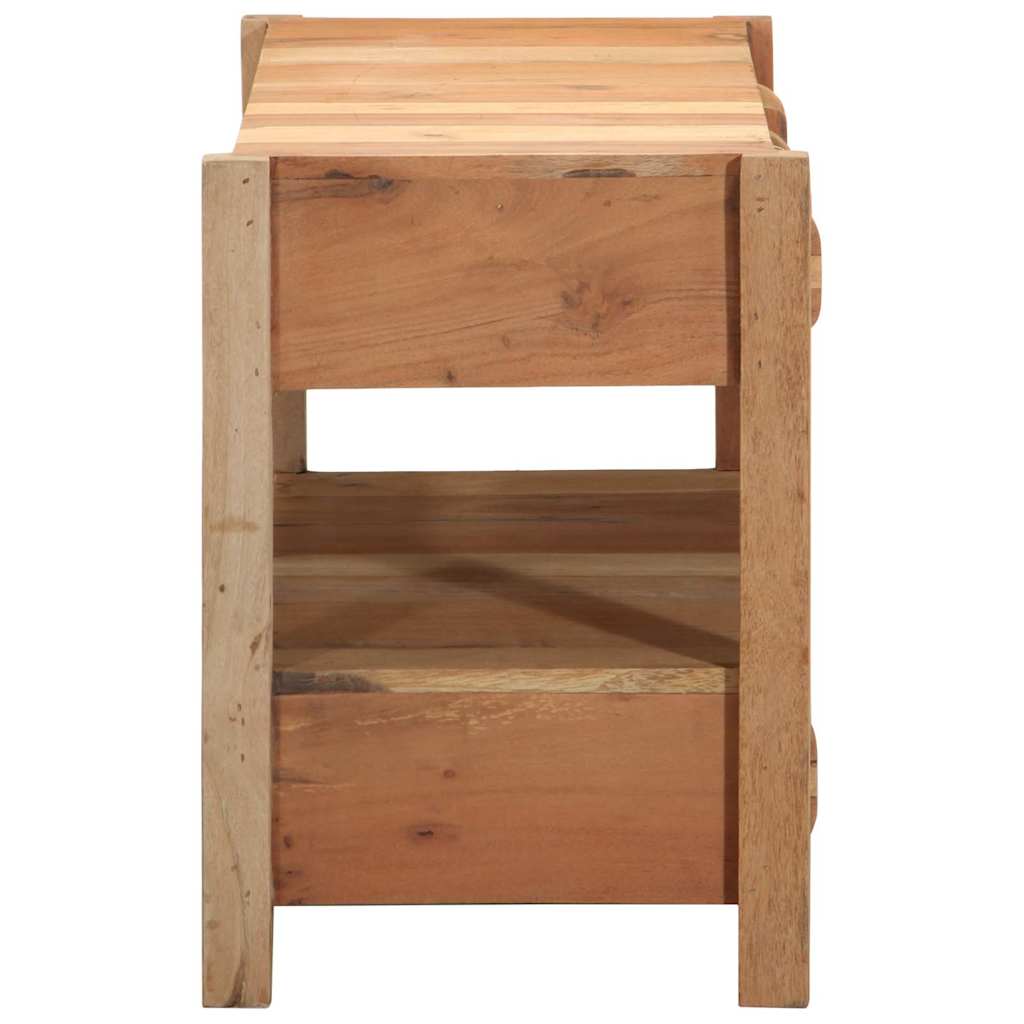 TV-Schränk Braun 83 x 33 x 46 cm Massives upgecyceltes Holz