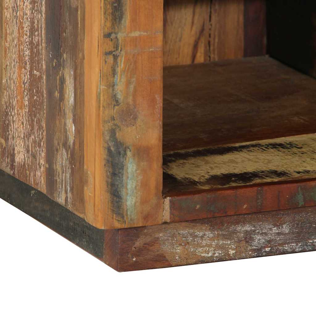 Schuhschrank Braun 110 x 35 x 40 cm Massivholz Altholz