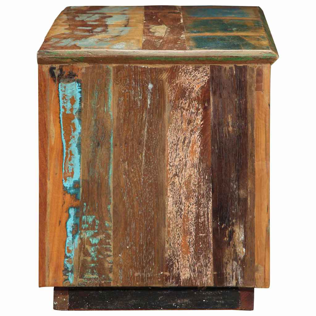 Schuhschrank Braun 110 x 35 x 40 cm Massivholz Altholz