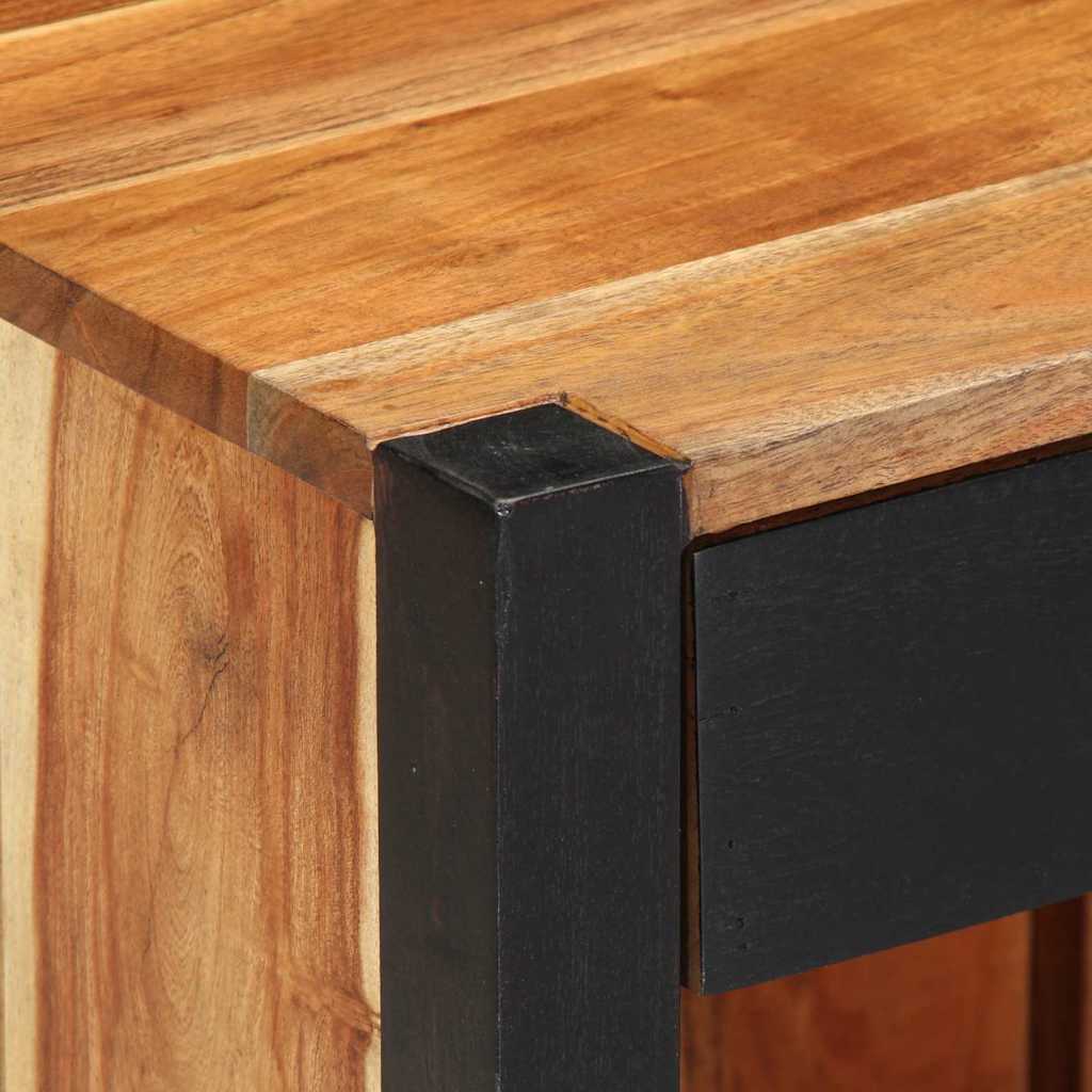 Nachttisch 2 stk. Braun 40 x 35 x 50 cm Massivholz Akazie