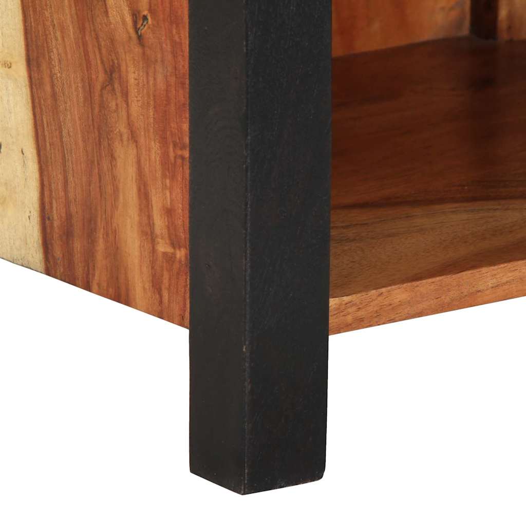 Nachttisch 2 stk. Braun 40 x 35 x 50 cm Massivholz Akazie
