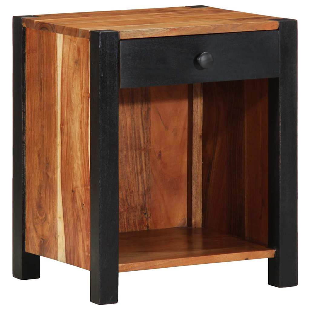 Nachttisch 2 stk. Braun 40 x 35 x 50 cm Massivholz Akazie