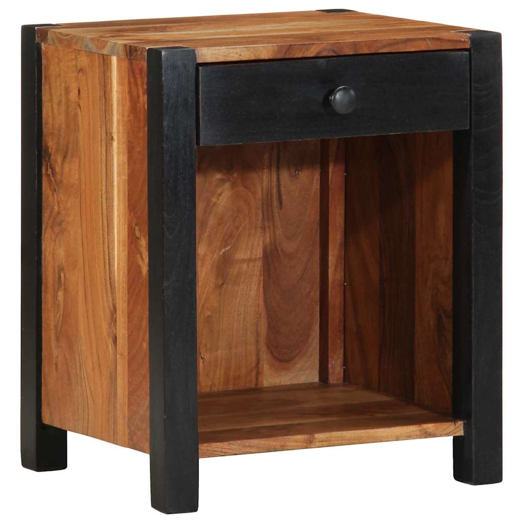 Nachttisch 2 stk. Braun 40 x 35 x 50 cm Massivholz Akazie