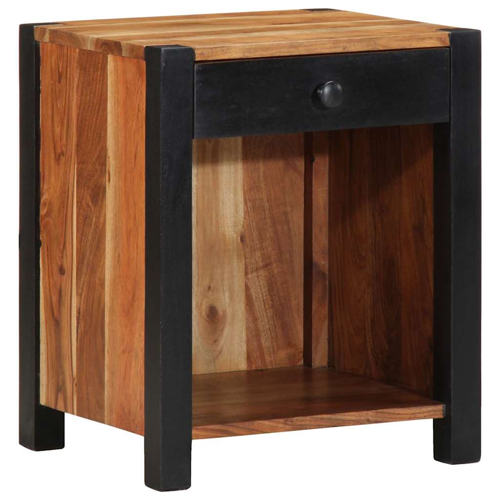 Nachttisch 2 stk. Braun 40 x 35 x 50 cm Massivholz Akazie